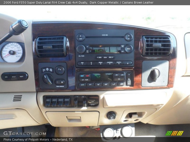 Dark Copper Metallic / Castano Brown Leather 2006 Ford F350 Super Duty Lariat FX4 Crew Cab 4x4 Dually