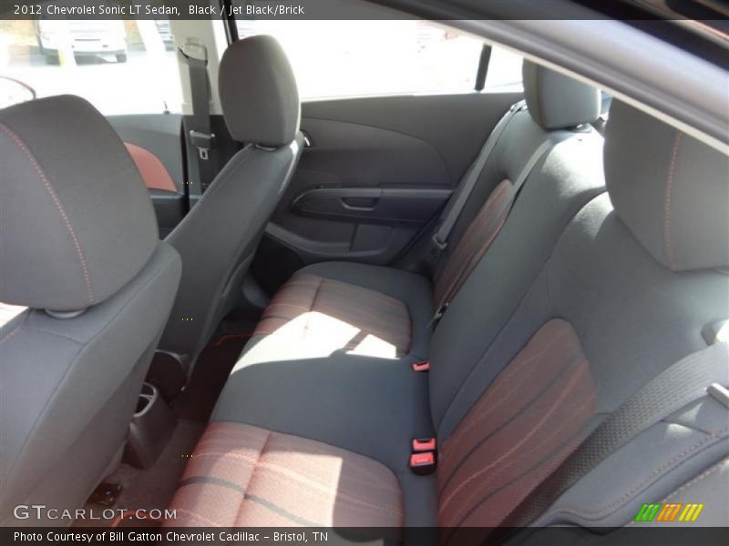 Rear Seat of 2012 Sonic LT Sedan