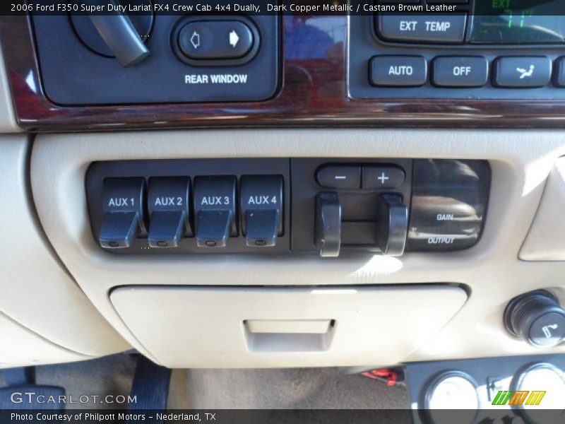 Dark Copper Metallic / Castano Brown Leather 2006 Ford F350 Super Duty Lariat FX4 Crew Cab 4x4 Dually