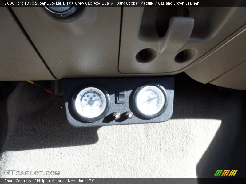 Dark Copper Metallic / Castano Brown Leather 2006 Ford F350 Super Duty Lariat FX4 Crew Cab 4x4 Dually