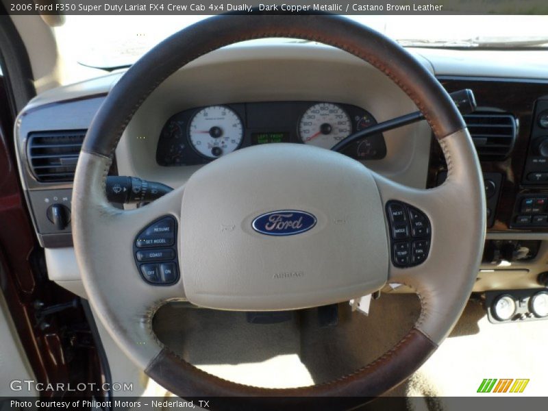  2006 F350 Super Duty Lariat FX4 Crew Cab 4x4 Dually Steering Wheel