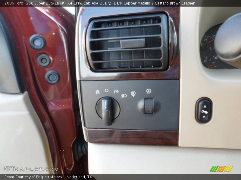 Dark Copper Metallic / Castano Brown Leather 2006 Ford F350 Super Duty Lariat FX4 Crew Cab 4x4 Dually