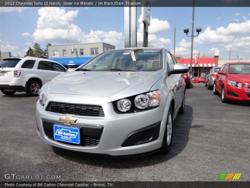 Silver Ice Metallic / Jet Black/Dark Titanium 2012 Chevrolet Sonic LS Hatch