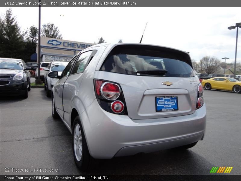 Silver Ice Metallic / Jet Black/Dark Titanium 2012 Chevrolet Sonic LS Hatch