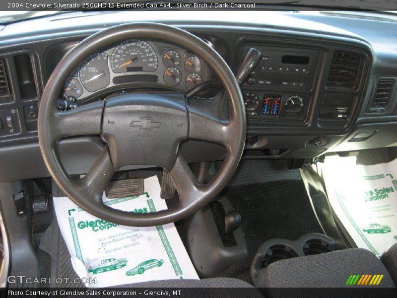 Silver Birch / Dark Charcoal 2004 Chevrolet Silverado 2500HD LS Extended Cab 4x4