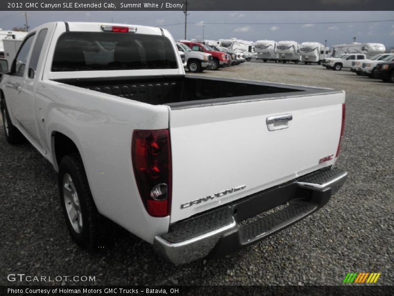 Summit White / Ebony 2012 GMC Canyon SLE Extended Cab