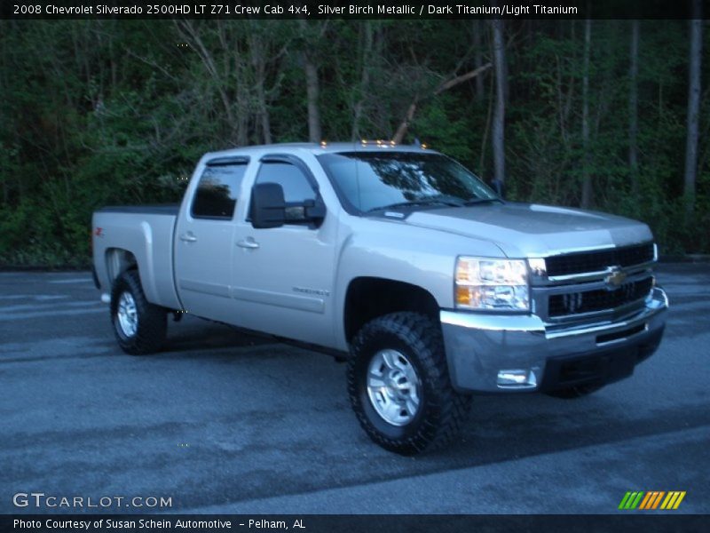 Silver Birch Metallic / Dark Titanium/Light Titanium 2008 Chevrolet Silverado 2500HD LT Z71 Crew Cab 4x4