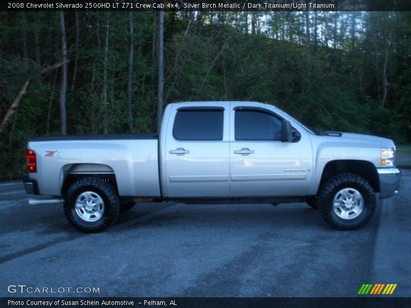 Silver Birch Metallic / Dark Titanium/Light Titanium 2008 Chevrolet Silverado 2500HD LT Z71 Crew Cab 4x4