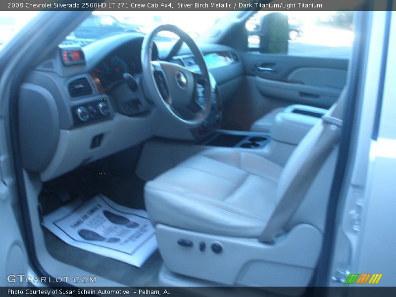 Silver Birch Metallic / Dark Titanium/Light Titanium 2008 Chevrolet Silverado 2500HD LT Z71 Crew Cab 4x4