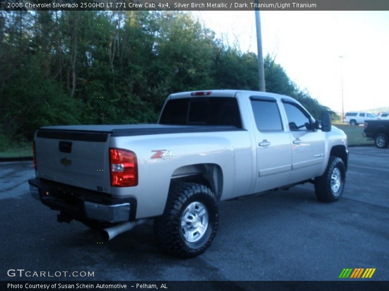 Silver Birch Metallic / Dark Titanium/Light Titanium 2008 Chevrolet Silverado 2500HD LT Z71 Crew Cab 4x4