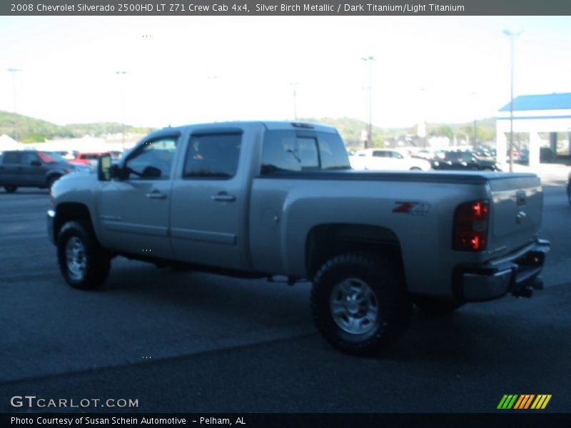 Silver Birch Metallic / Dark Titanium/Light Titanium 2008 Chevrolet Silverado 2500HD LT Z71 Crew Cab 4x4