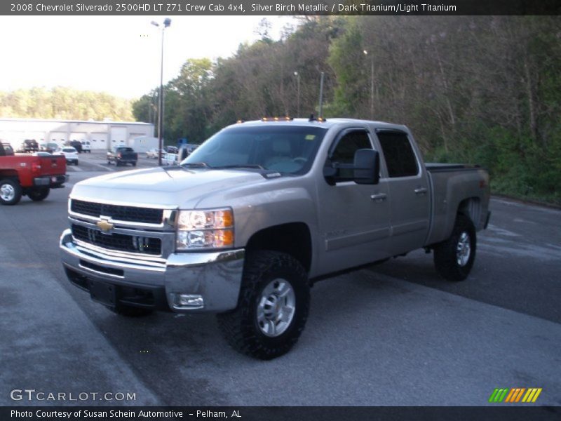 Silver Birch Metallic / Dark Titanium/Light Titanium 2008 Chevrolet Silverado 2500HD LT Z71 Crew Cab 4x4