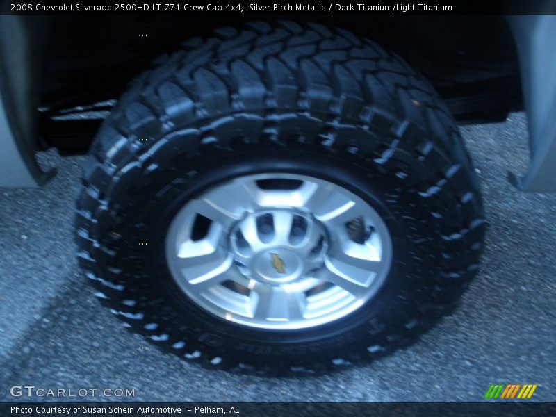 Silver Birch Metallic / Dark Titanium/Light Titanium 2008 Chevrolet Silverado 2500HD LT Z71 Crew Cab 4x4
