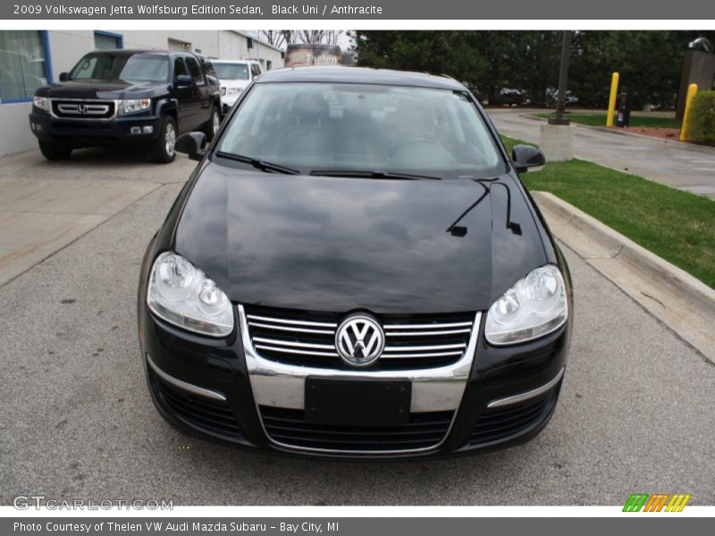Black Uni / Anthracite 2009 Volkswagen Jetta Wolfsburg Edition Sedan