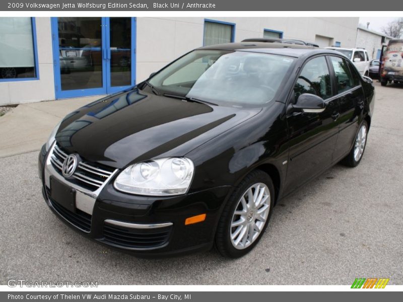Black Uni / Anthracite 2009 Volkswagen Jetta Wolfsburg Edition Sedan