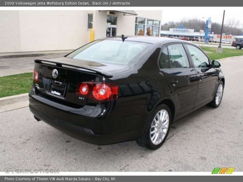 Black Uni / Anthracite 2009 Volkswagen Jetta Wolfsburg Edition Sedan