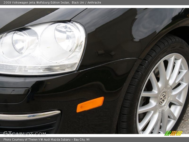 Black Uni / Anthracite 2009 Volkswagen Jetta Wolfsburg Edition Sedan