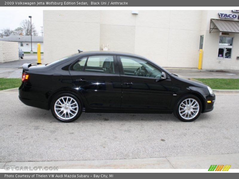 Black Uni / Anthracite 2009 Volkswagen Jetta Wolfsburg Edition Sedan