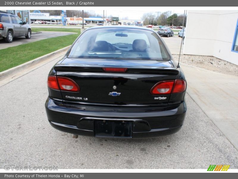 Black / Graphite 2000 Chevrolet Cavalier LS Sedan