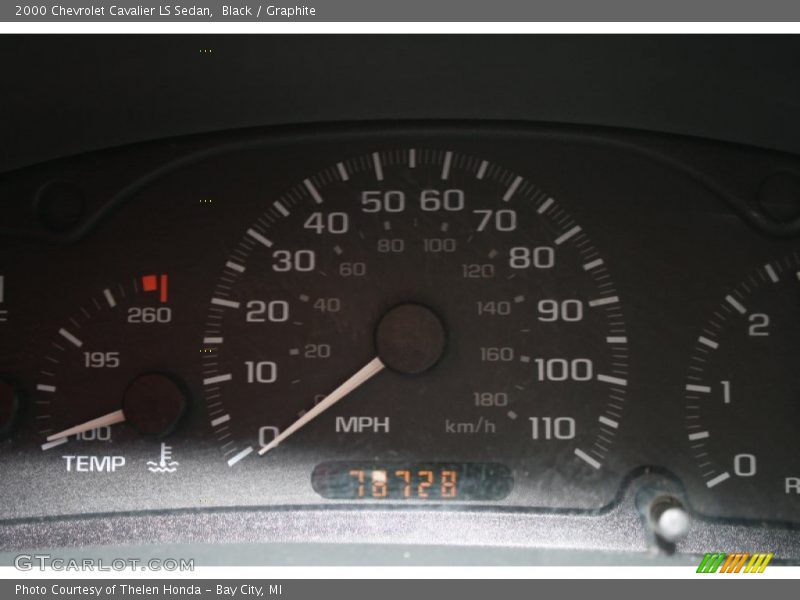 Black / Graphite 2000 Chevrolet Cavalier LS Sedan