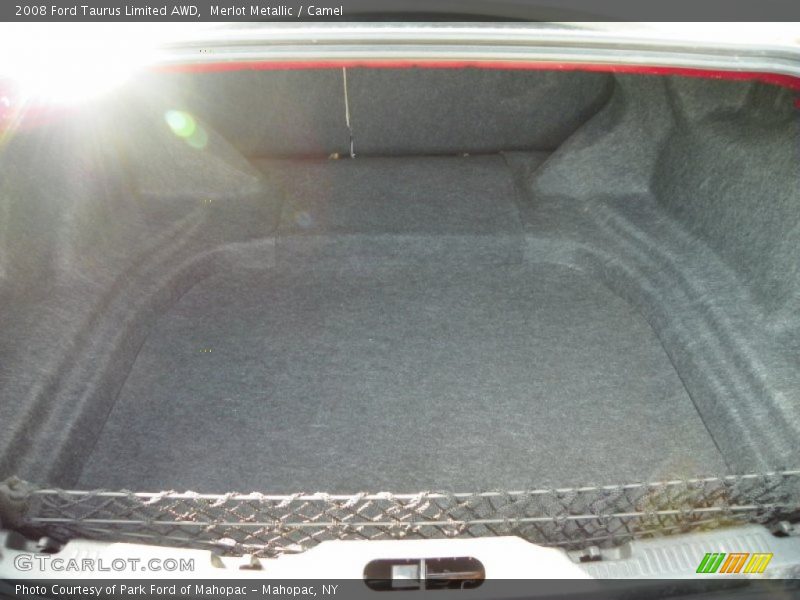 Merlot Metallic / Camel 2008 Ford Taurus Limited AWD