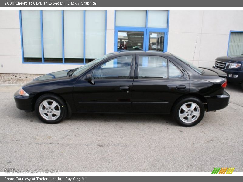 Black / Graphite 2000 Chevrolet Cavalier LS Sedan