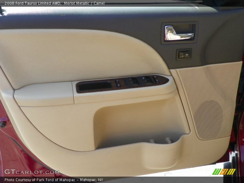 Merlot Metallic / Camel 2008 Ford Taurus Limited AWD