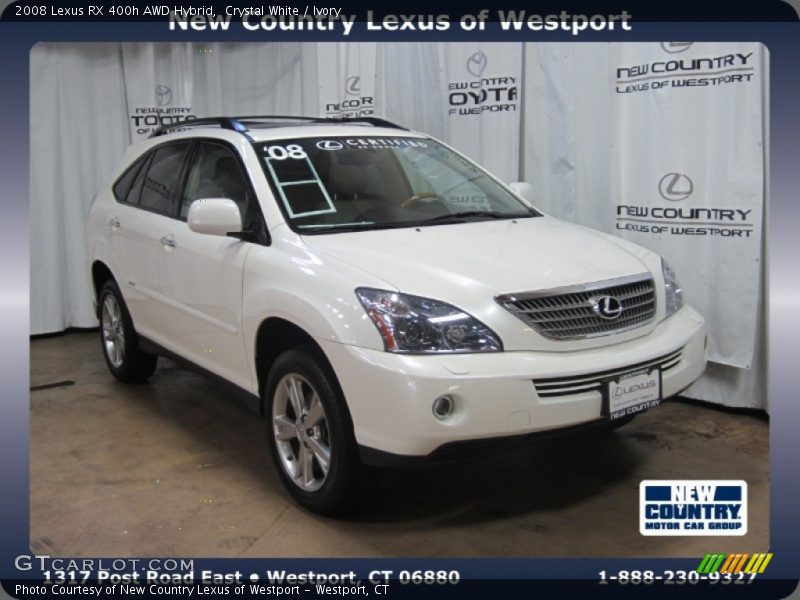Crystal White / Ivory 2008 Lexus RX 400h AWD Hybrid