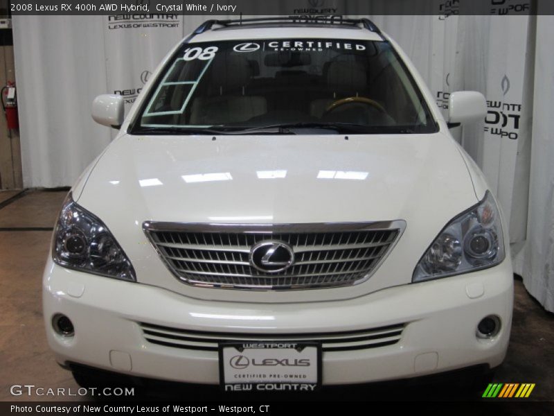 Crystal White / Ivory 2008 Lexus RX 400h AWD Hybrid