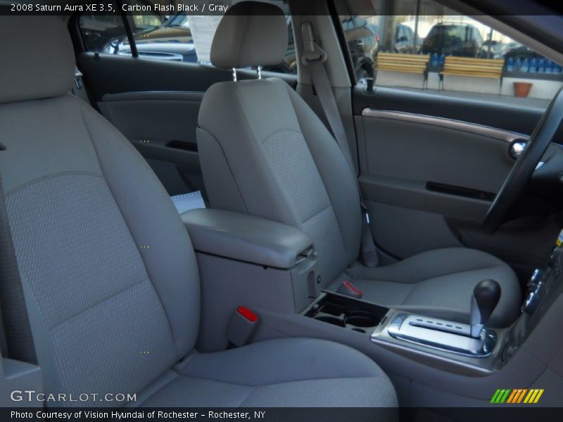 Carbon Flash Black / Gray 2008 Saturn Aura XE 3.5