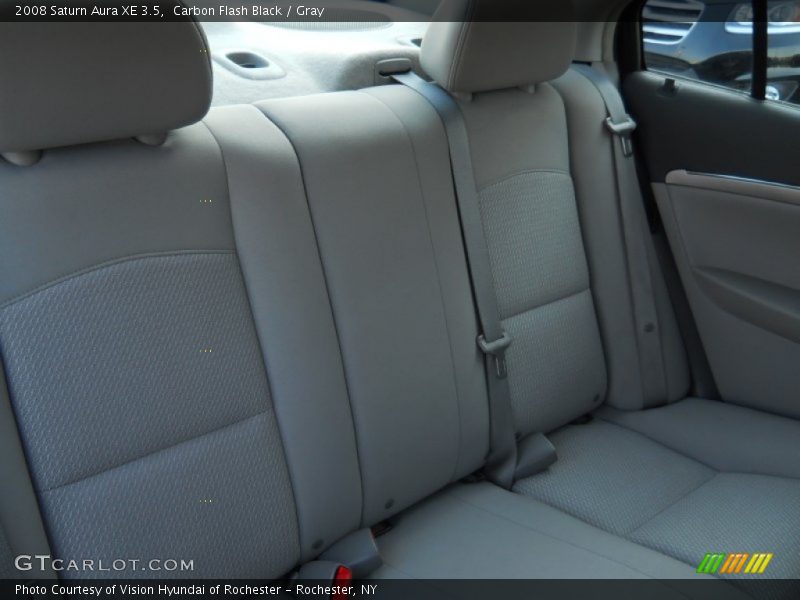 Carbon Flash Black / Gray 2008 Saturn Aura XE 3.5