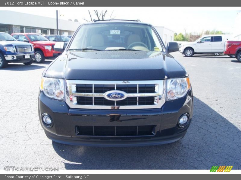 Ebony Black / Camel 2012 Ford Escape XLT