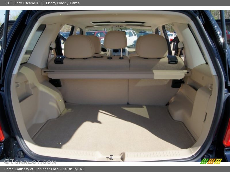 Ebony Black / Camel 2012 Ford Escape XLT
