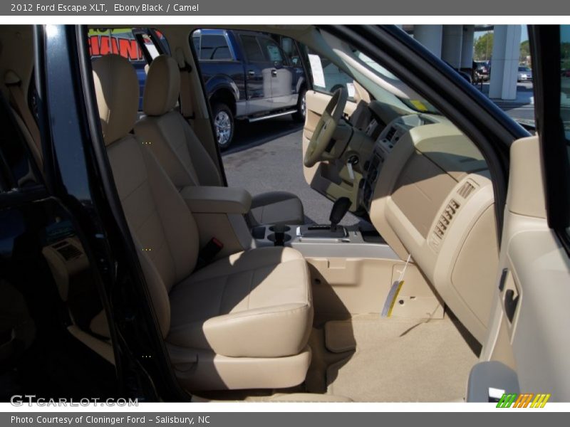 Ebony Black / Camel 2012 Ford Escape XLT
