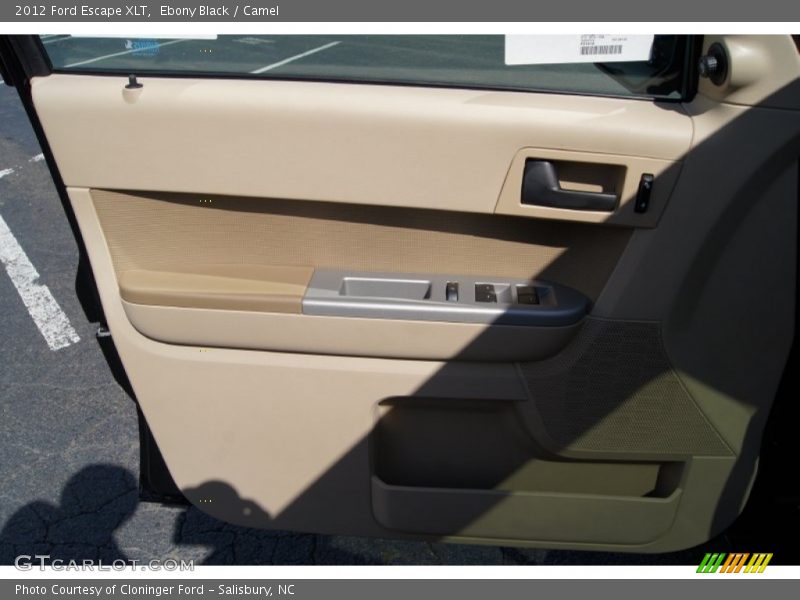 Ebony Black / Camel 2012 Ford Escape XLT