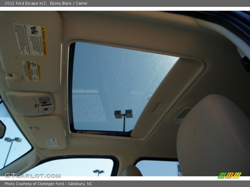 Ebony Black / Camel 2012 Ford Escape XLT