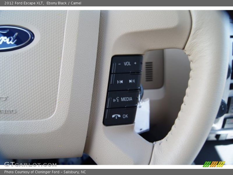 Ebony Black / Camel 2012 Ford Escape XLT