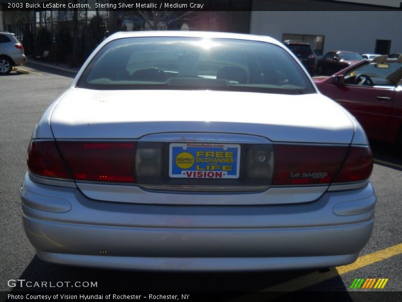 Sterling Silver Metallic / Medium Gray 2003 Buick LeSabre Custom