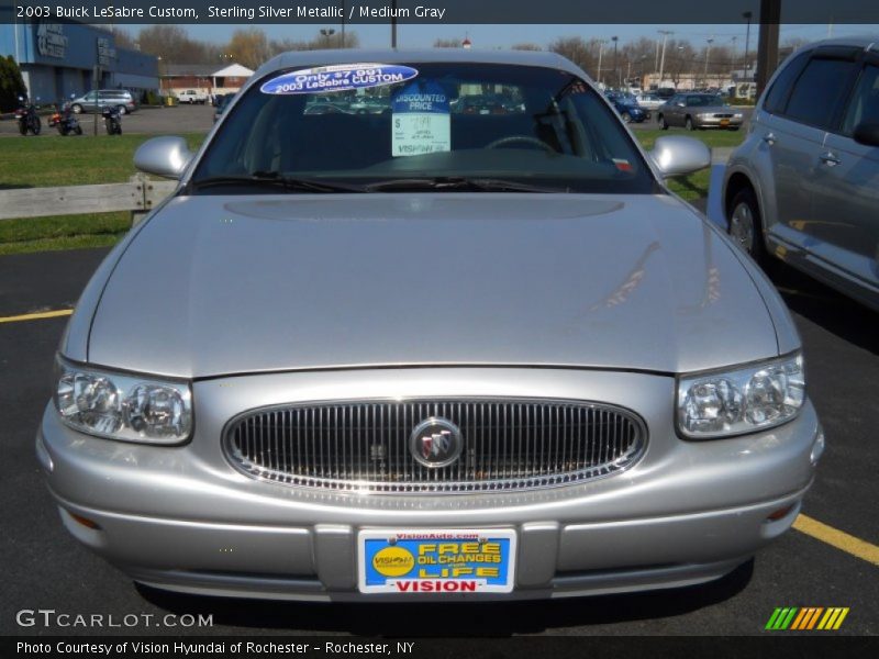 Sterling Silver Metallic / Medium Gray 2003 Buick LeSabre Custom