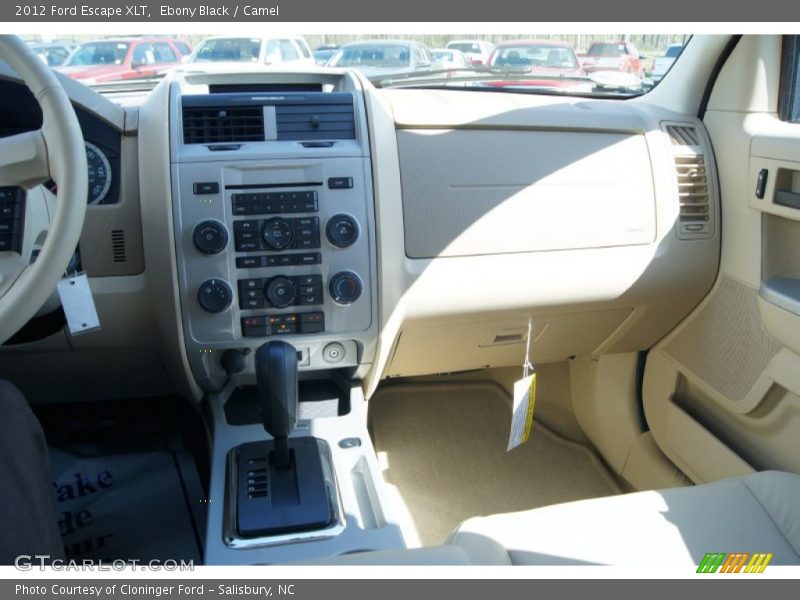 Ebony Black / Camel 2012 Ford Escape XLT