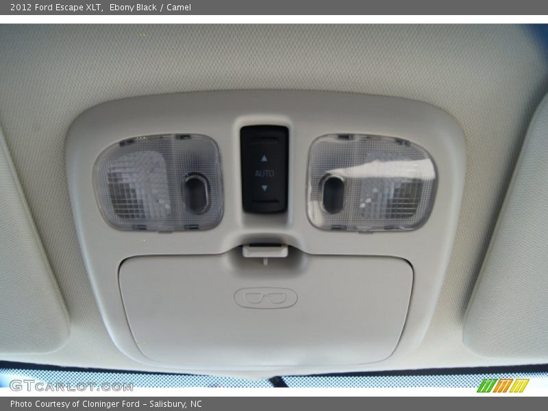 Ebony Black / Camel 2012 Ford Escape XLT
