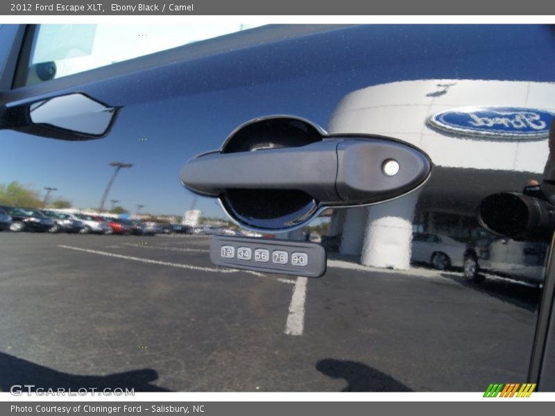 Ebony Black / Camel 2012 Ford Escape XLT