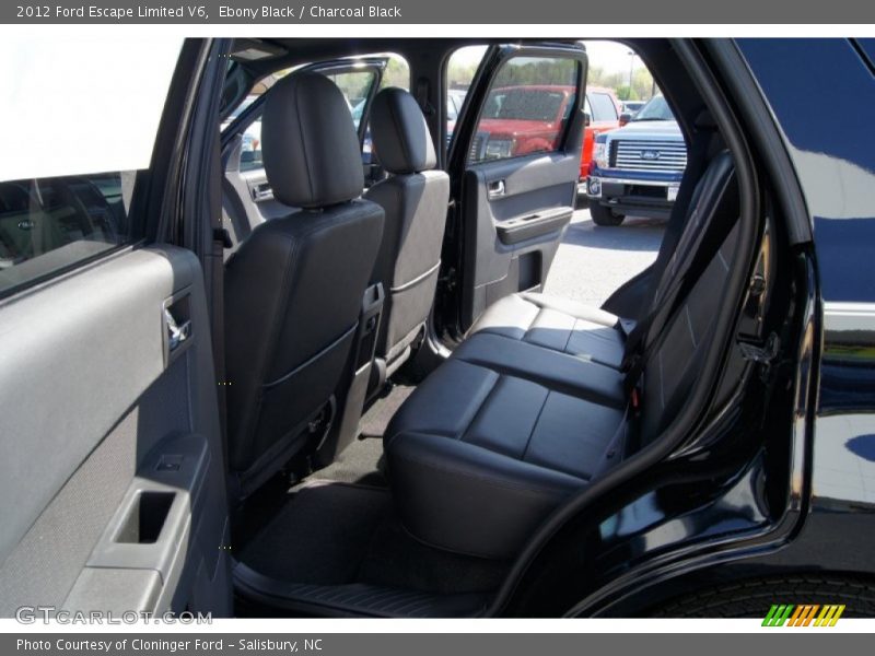 Ebony Black / Charcoal Black 2012 Ford Escape Limited V6