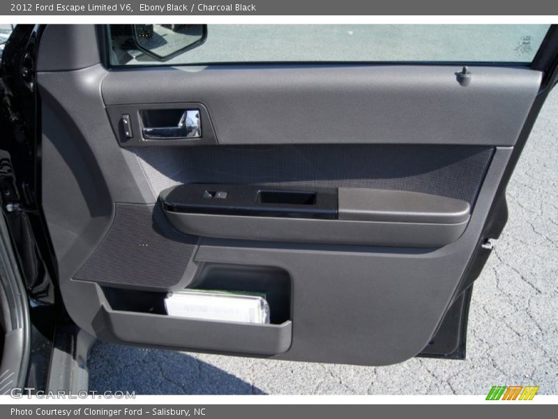 Ebony Black / Charcoal Black 2012 Ford Escape Limited V6