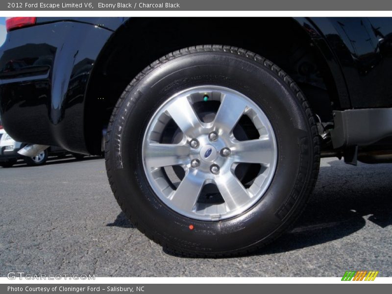Ebony Black / Charcoal Black 2012 Ford Escape Limited V6