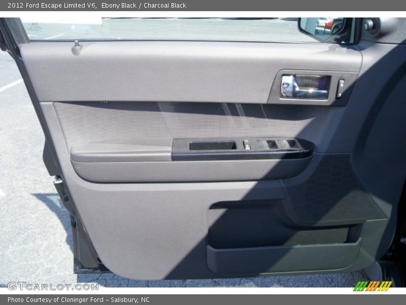 Ebony Black / Charcoal Black 2012 Ford Escape Limited V6