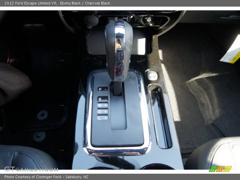 Ebony Black / Charcoal Black 2012 Ford Escape Limited V6