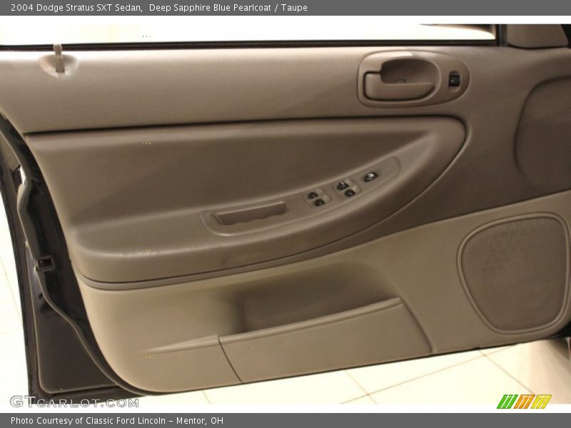 Deep Sapphire Blue Pearlcoat / Taupe 2004 Dodge Stratus SXT Sedan