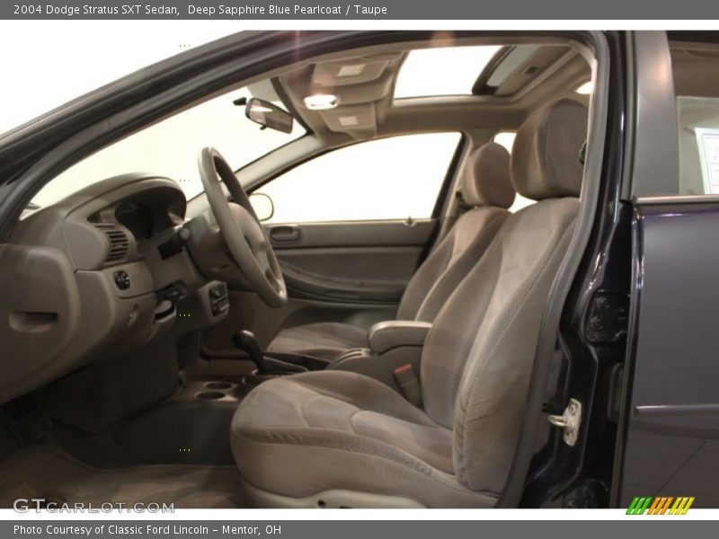 Deep Sapphire Blue Pearlcoat / Taupe 2004 Dodge Stratus SXT Sedan