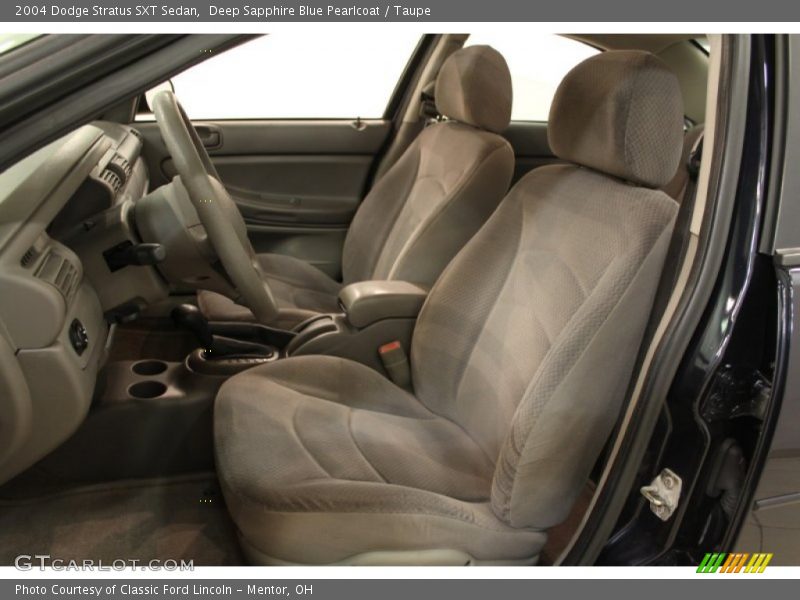 Deep Sapphire Blue Pearlcoat / Taupe 2004 Dodge Stratus SXT Sedan